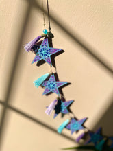 Load image into Gallery viewer, Midnight Imperial Star Tassel Garland