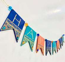 Load image into Gallery viewer, Eclipse Happy Eid Banner with Gold Twine