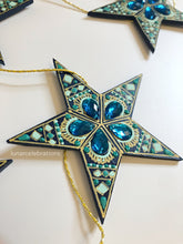 Load image into Gallery viewer, Dusk Seven Stars Garland with Gold Twine
