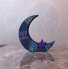 Load image into Gallery viewer, Midnight Eid & Ramadan Dual Welcome Sign with Moon and Stars Garland