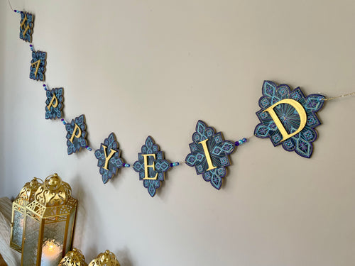 Midnight Imperial Happy Eid Banner