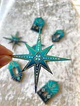 Load image into Gallery viewer, Dusk Micro Hanging Ornaments Set of 7 Lanterns Stars &amp; Moon