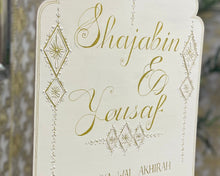 Load image into Gallery viewer, Hanging Wedding Welcome Sign with Tassels