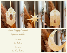 Load image into Gallery viewer, Aurora Nur Resin Eid and Ramadan Hanging Ornaments
