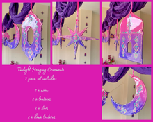 Load image into Gallery viewer, Twilight Nur Resin Eid and Ramadan Hanging Ornaments