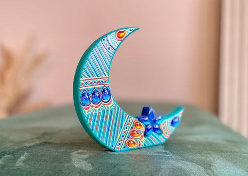 Eclipse Ramadan & Eid Standing Moon with Star