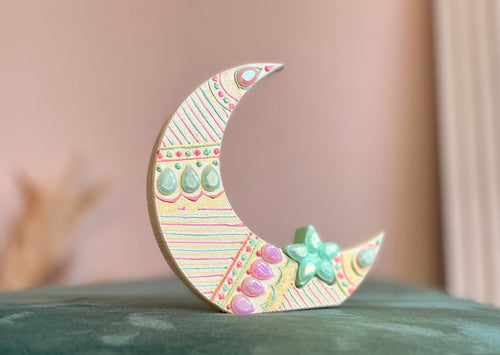 Dawn Ramadan & Eid Standing Moon with Star