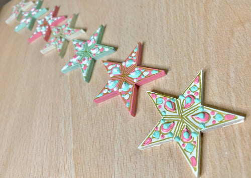 Dawn Ten Mini Wall Stars for Ramadan & Eid